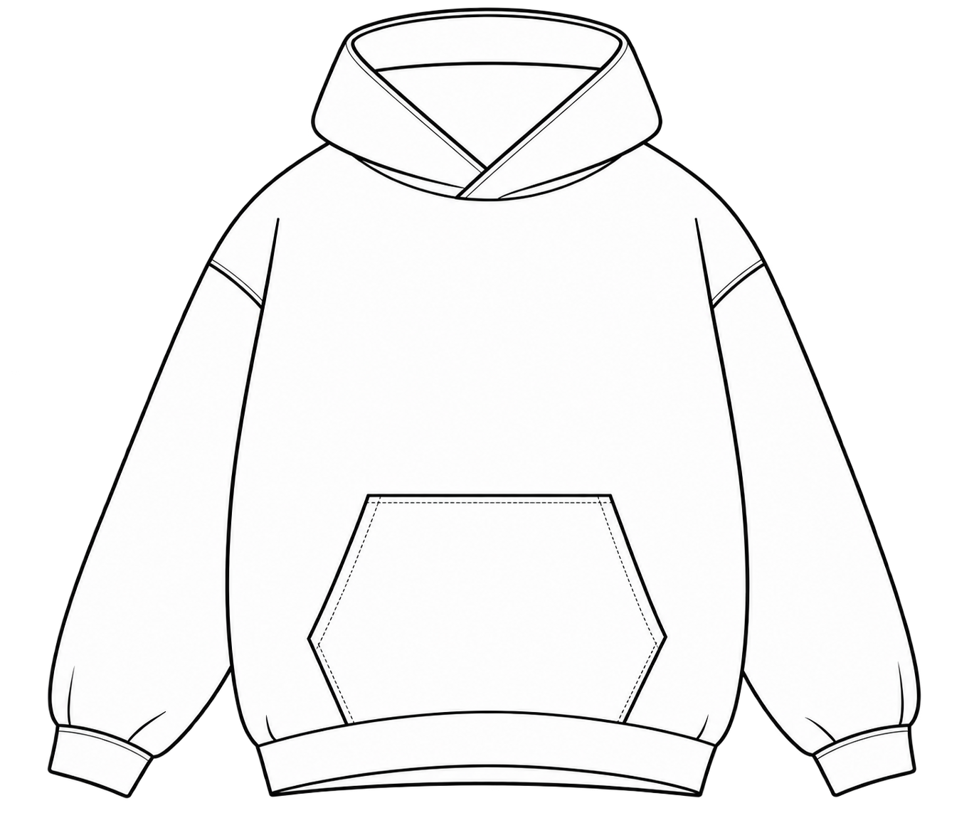 Hoodie front mockup