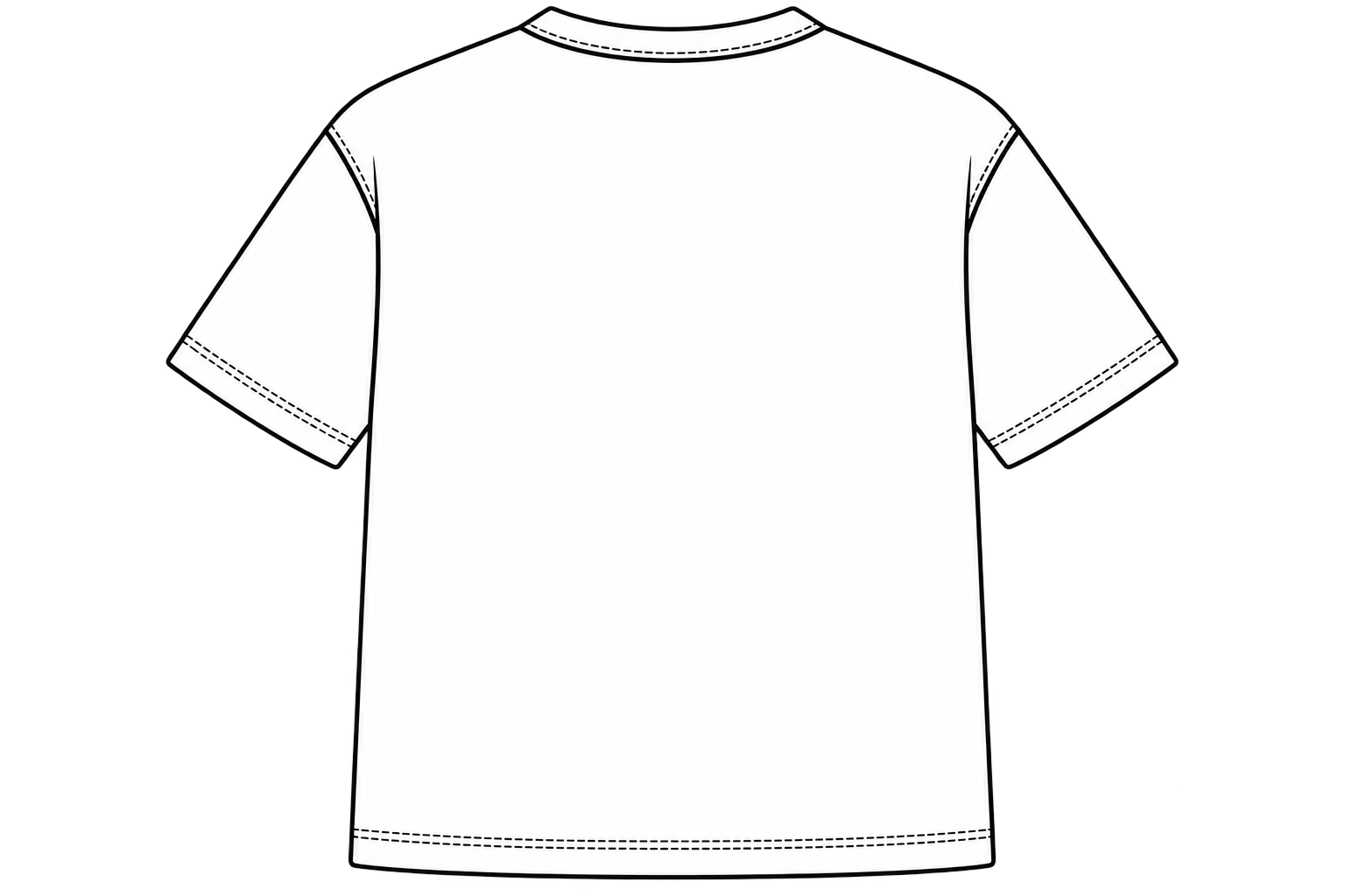 Tshirt back mockup